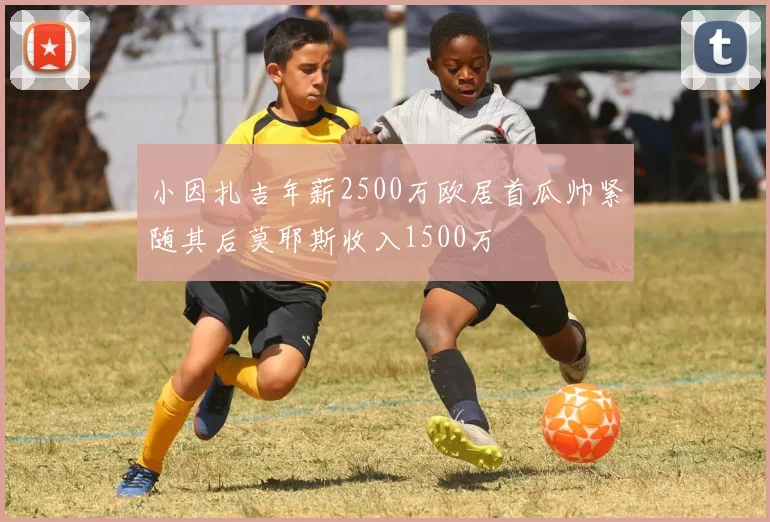 小因扎吉年薪2500万欧居首瓜帅紧随其后莫耶斯收入1500万
